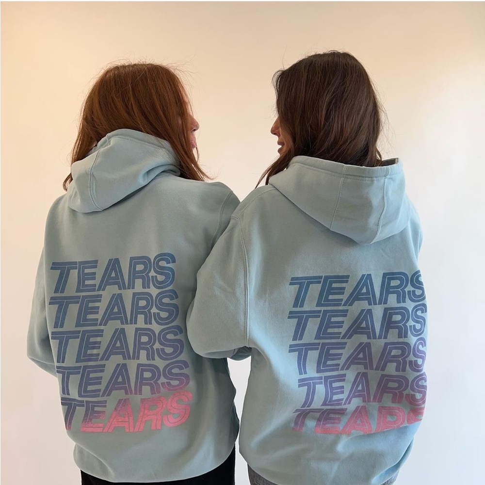 NWOT We Are Crying Club “TEARS” Unisex Hoodie - L‎